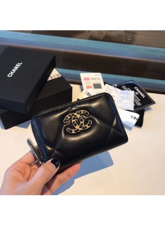 CHANEL 19 ZIPPED COIN PURSE